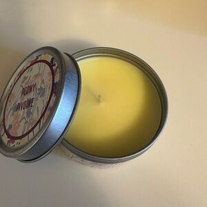 Peony Pivoine Yellow Candle